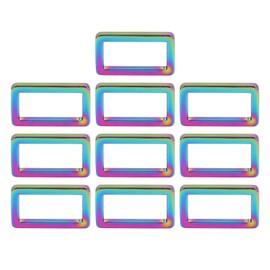 10Pcs Ring Buckle Sturdy Durable Adjustable Hardware Metal Buckle for Making Belts Clothes Backpacks25mm