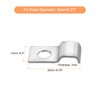 QUARKZMAN Pack of 20 Pipe Clamps Stainless Steel Fastening Clamp
