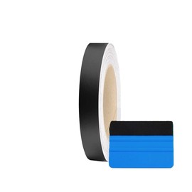 Upromax 3M Vinyl Wrap 2080 Series, M12 Matte Black Finish - 0.5" to 8" Wide, up to 75ft Long – Air Release Technology for Chrome Delete, Car Detailing, Home and DIY Projects (0.5 Inches x 5FT)