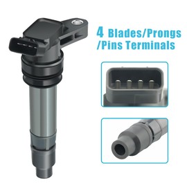 MAS Set of 6 Ignition Coils Pack Compatible with LR2 Volvo S60 S80 V60 V70 XC60 XC70 XC90 3.0 3.2 L6 Replacement for UF594 C1677 5C1734 E1094 52-2089