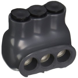 NSi IPLG6-3B Polaris Grey Fine-Stranded Flexible Copper Conductor, 6-14 AWG Wire Range, 3 Ports-Bagged Insulated connector