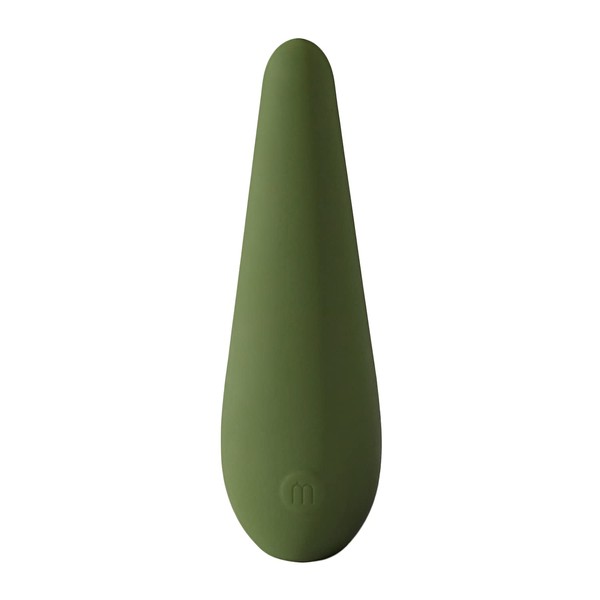 Maude Vibe in Green - 3 Speed Easy-to-Use Cordless Massager - Platinum Grade Silicone Personal Massager - USB Charged Water Resistant Handheld Massager