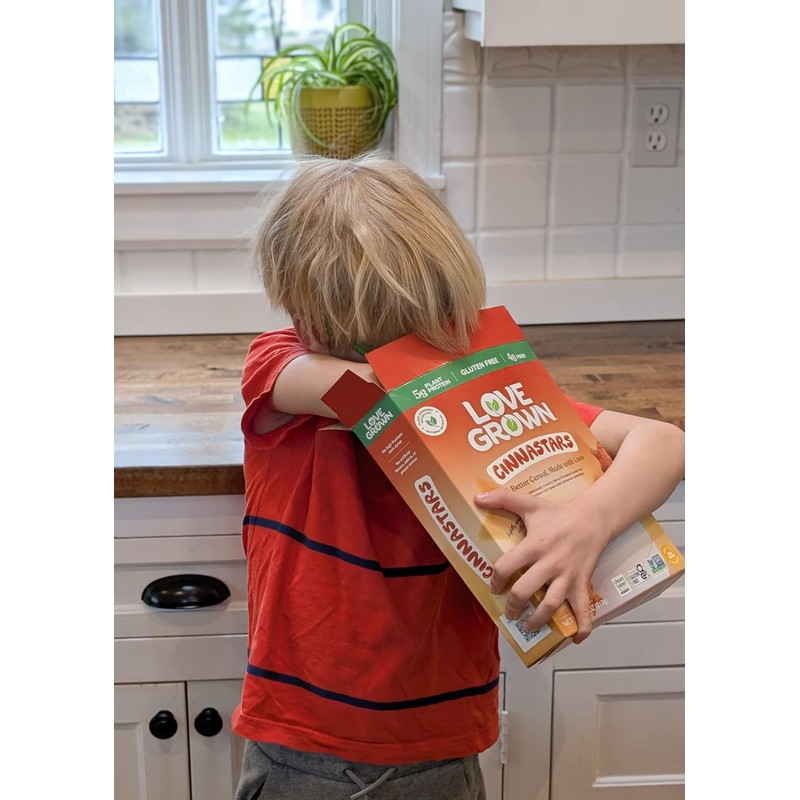 Love Grown Cinnastars Cereal, 7.5oz, 6-pack