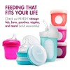 Boon Nursh Bottles - Silicone Baby Bottles Help Ease Colic