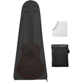 Gasadar Guitar Dust Cover Storage Bag for Acoustic Electric and Bass Guitars from Sun Dust Dirt UV Rays Waterproof and Durable Oxford Fabrics 17" L x 5" W x 43" H Black