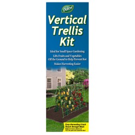 Dalen Trellis Netting Kit for Vertical Gardening – Heavy Duty Material – Tangle Free Nylon - 6" Mesh - 5/8 in Pole Structure