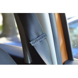 craVeDRIVE [2 Stück] Clip zum Einstellen des Sicherheitsgurts | Sicherheitsgurt Versteller Autositz Gurtclip Universal | Schwarz Gurtversteller | Seat Belt Clip