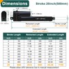 JQDML 20 Inch Stroke Linear Actuator 12V Heavy Duty 440lbs/2000N