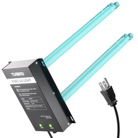 TURBRO AC 120V 72W HVAC UV Light Kit Air Purifier, Comes with Two 4-Pin 2G11 Base Lamps, an Installation Template, and a Ballast, for Cleaning Air and Ducted AC Systems, 15.2 in Long Lamps, UV72P