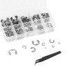 TIOMIOSEA E-Clips Set, 300 Pieces, 10 Sizes, Stainless Steel Locking