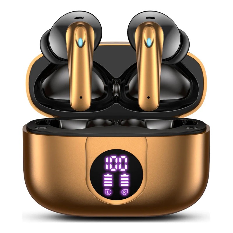 Audfonos inalmbricos bluetooth Occiam P91 In Ears Color Dorado -