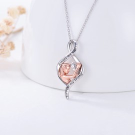 LONAGO Sister Necklace Always My Sister Forever My Friends Infinity Pendant Necklace Jewelry Gift for Women (Infinity Pendant)