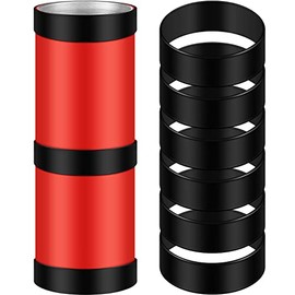 Silicone Bands for Sublimation Tumbler Elastic Sublimation Paper Holder Ring Bands Wrapping Prevent Ghosting Sublimation Tight Fitting Heat Resistant for Tumbler Sublimation Accessories (6 Pack)