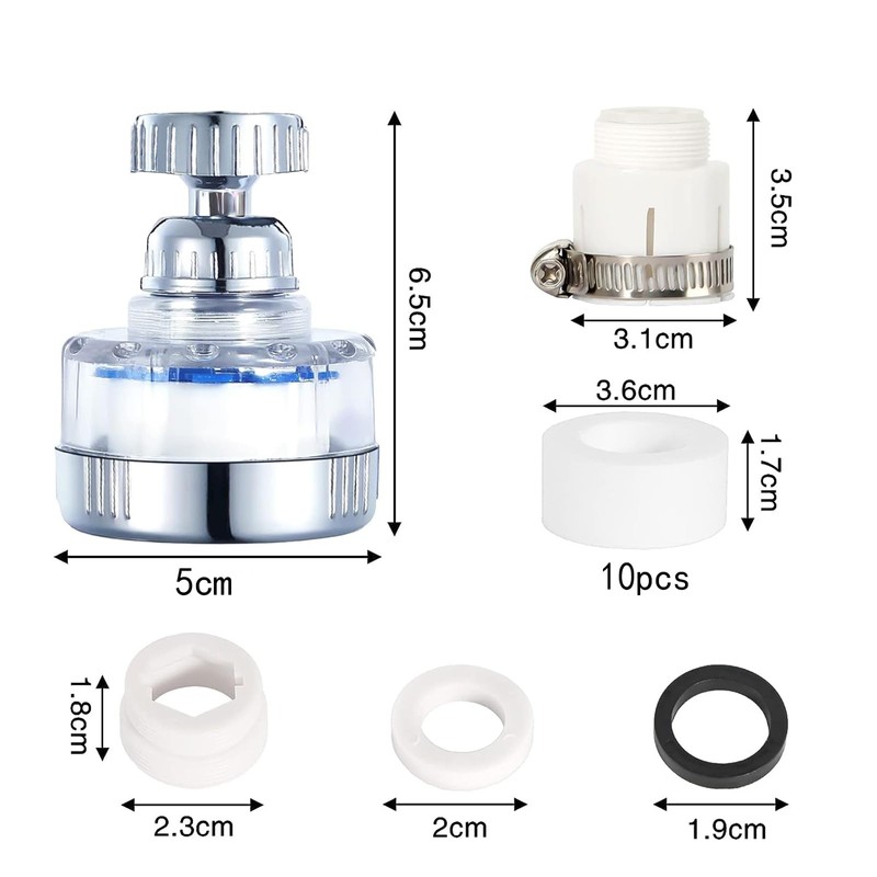 Water Filter Tap Drinking Water 360 Rotatable Tap Filter Tap