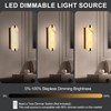 DLUCE 14.17in Alabaster Wall Sconces, Natural Marble Wall Light, Modern