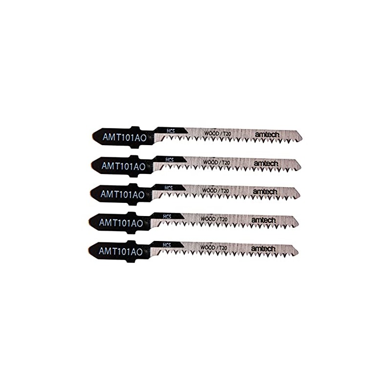 Amtech M1607 5 Piece wood jigsaw blade set (AMT101AO)