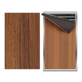 PATIKIL 12"x7.5" Magnetic Vent Cover, Floor Wall Air Registers Cover High Strength Magnetic Vent Blocker for Home RV HVAC Fireplace Furnace, Wood Grain Color