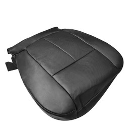 VKGUG Front Driver Side Bottom Replacement Seat Cover Compatible with Ford F-150 XLT 2011-2014 Leather Black