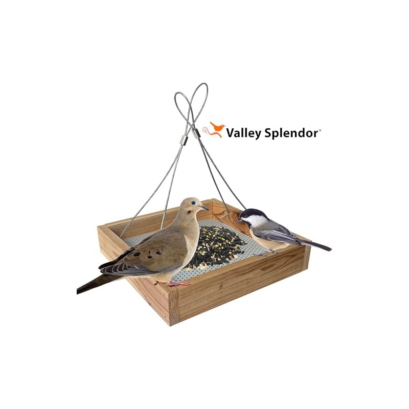 Cedar Platform Bird Feeder - Made in USA