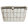 Premier Interiors Basket Storage Basket, Gold Plated Iron Wire, Cotton