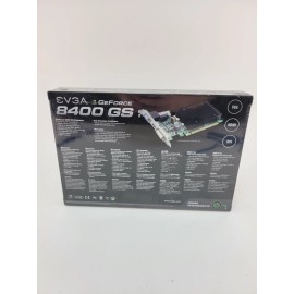 EVGA Nvidia GeForce 8400GS, 1024MB DDR3, PCI-E 2.0 Graphics Card-NEW SEALED BOX