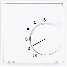 REV Studio 0208880106 Cover for Heating Controller (Closer), Control Panel Thermostat Heating, White
