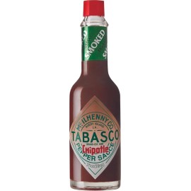 TABASCO® Brand Chipotle Pepper Sauce, Medium Hot Sauce, Glass Bottle, Chipotle P