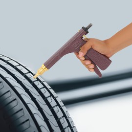 Tire Plug Inflation Gun, Tubeless Car Wheel Vacuum Tire Repair Tool Kit, Auto Tire Repairer with Plug Rubber Plugging