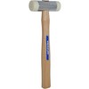 VAUGHAN Nylon Face Hammer, Chrome Plated Zinc Alloy Head, 1