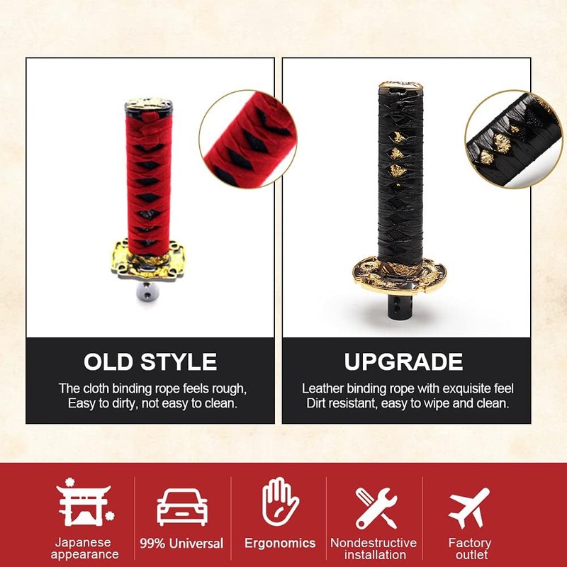 GSTP Katana Shift Knob Samurai Sword Universal for Automatic Cars