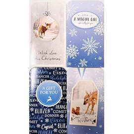 4 Assorted Handcrafted Money Wallets & Envelopes Winter Wonderland (8472)