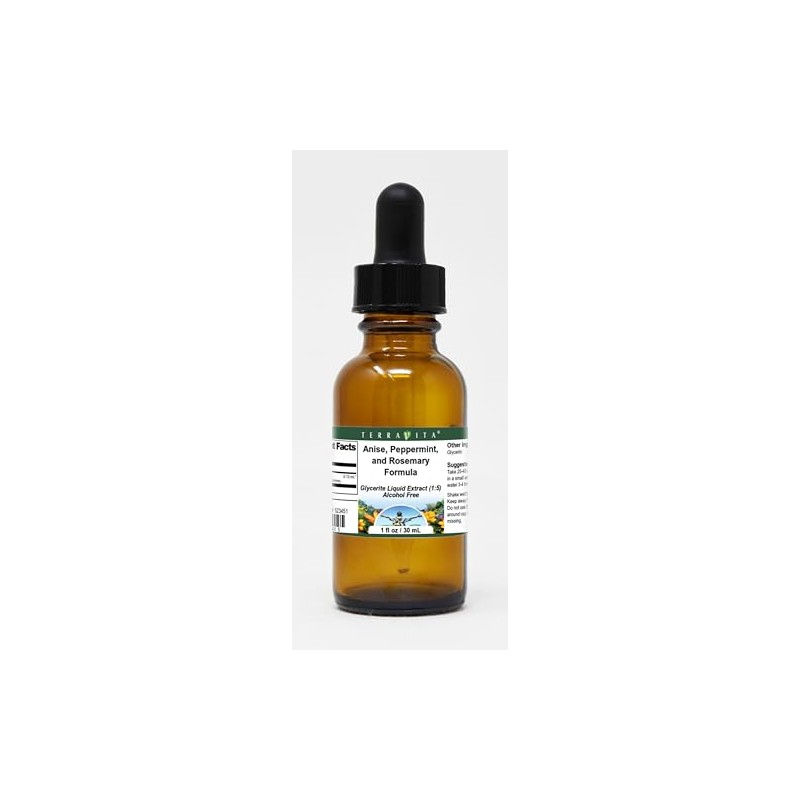 Terravita Anise, Peppermint, and Rosemary Formula Glycerite Liquid Extract (1:5)