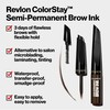 REVLON Revlon ColorStay 5-in-1 Semi-Permanent Brow Ink with Spoolie Brush,