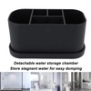 Silicone Toothbrush Toothpaste Holder Multipurpose 5 Slots Drainage Holes Bathroom