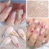 Osuner Pegatinas de línea de uñas, DIY Metallic Nail Pegatinas