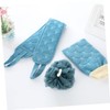 TOVINANNA 3pcs Mermaid Exfoliating Bath Towel Straps Back Rub Strip
