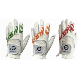 Kids Golf Gloves Boys Girls Left Right Hand Breathable Value 2 Pack Gift Set for Junior Youth Toddler White Black Green (Green&Black, Small, Left)