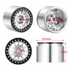 ZHRCFUN Pack of 4 2.2 RC Rims Beadlock Wheels 45