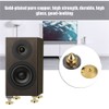 HiFi Speaker Spikes, 4Pcs Speaker Isolation Spikes Stand Feet Speaker