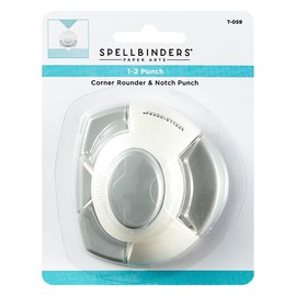 Spellbinders 1-2 Notch Corner Rounder Punch, White