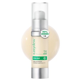 Easydew DW-EGF Melatoning Ampoule 1X - Hydrating Dark Spot Serum with Niacinamide & Glutathione for Uneven Skin - Fast Absorbing Day & Night Ampoule Korean Skin Care (Bottle 1.01 fl oz, EGF 1X)
