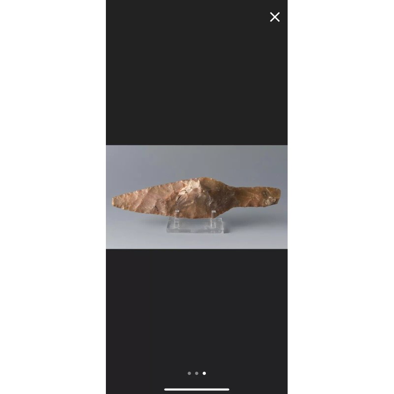 Danish Flint Dagger Bronze Copy Chris Levatino