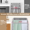 40" H Free Standing Towel Rack with 2 Storage Baskets