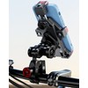 BRCOVAN Anti-Theft Aluminum Alloy Handlebar Clamp Mount Base with 1''