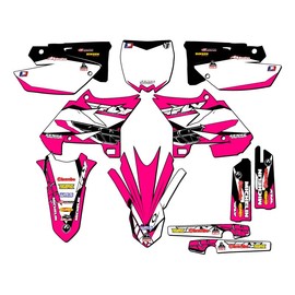 2002-2004 fits UFO Restyle YZ 250 2-Stroke 13 Fly Pink Senge Graphics Complete Kit Compatible with Yamaha