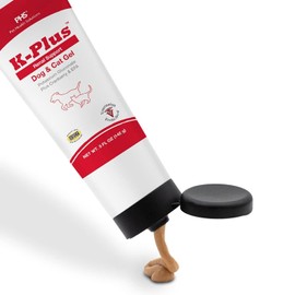 K-Plus Potassium Gluconate Renal Gel Plus Cranberry and EPA for Dogs and Cats - Veterinarian Approved Renal Supplement - Supports Potassium Balance - 6-Pack of 5-oz, 30-oz