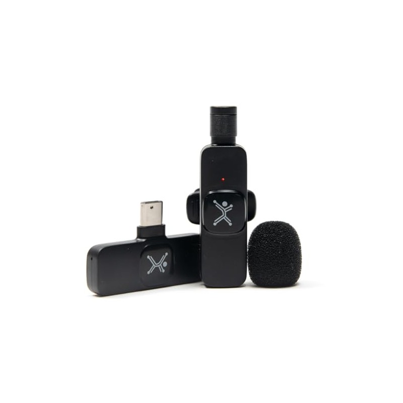 Perfect Choice Micrófono Inalámbrico para Streaming, Conector USB con Reducción