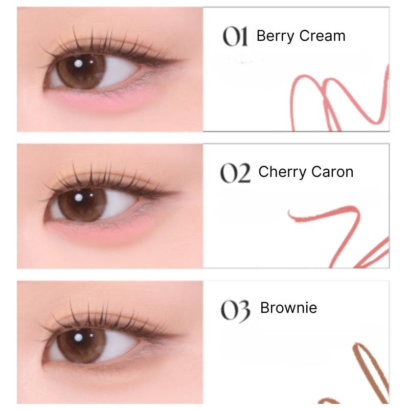 CHIPE Edge Point Slim Eyeliner 0.1g, Color:01 Berry Cream
