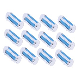 Healeved 12pcs Electronic Foot File Roller Callus Removal Tool Foot Scraper Pedicure Supplies