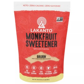 Lakanto Sweetener Golden Monkfruit 28.22 Oz (Pack Of 8)